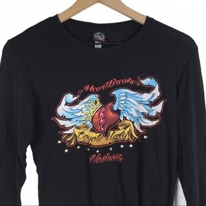 COYOTE UGLY WEAR Saloon T Shirt Graphic Long Sleeve Nashville Studs Y2K Medium